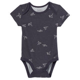 2-Pack Baby Boys Dark Grey Origami Bodysuits-Gerber Childrenswear Wholesale