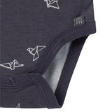 2-Pack Baby Boys Dark Grey Origami Bodysuits-Gerber Childrenswear Wholesale