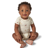 CASE OF: 2-Pack Baby Neutral Ivory French Breakfast Bodysuits-Gerber Childrenswear Wholesale