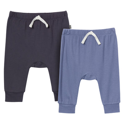 CASE OF: 2-Pack Baby Boys Blue Pants-Gerber Childrenswear Wholesale