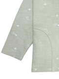 Baby Neutral Blue-Gray Sky Long Sleeve Seamed Drop Shoulder Top-Gerber Childrenswear Wholesale