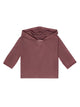 Baby Girls Rose Taupe Long Sleeve Hooded Top-Gerber Childrenswear Wholesale