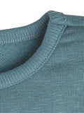 Baby Boys Dark Teal Long Sleeve Drop Shoulder Top-Gerber Childrenswear Wholesale