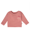 Baby Girls Rose Long Sleeve Drop Shoulder Top-Gerber Childrenswear Wholesale