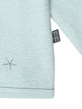 Baby Boys Sky Blue Long Sleeve Drop Shoulder Top-Gerber Childrenswear Wholesale