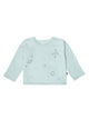 Baby Boys Sky Blue Long Sleeve Drop Shoulder Top-Gerber Childrenswear Wholesale