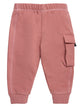 Baby Girls Dark Rose Cargo Pants-Gerber Childrenswear Wholesale