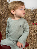 Baby Neutral Blue-Gray Sky Harem Pants-Gerber Childrenswear Wholesale