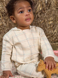 Baby Boys Gray Plaid Mock Pocket Pant-Gerber Childrenswear Wholesale