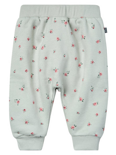 Baby Girls Green Roses Harem Pant-Gerber Childrenswear Wholesale