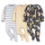 3-Pack Baby & Toddler Neutral Safari Fleece Pajamas-Gerber Childrenswear Wholesale
