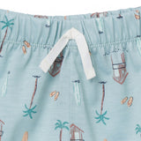 2-Piece Toddler Boys Sea Pajama Shorts Set-Gerber Childrenswear Wholesale