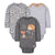 3-Pack Baby Boys Hedgehog Long Sleeve Onesies® Bodysuits-Gerber Childrenswear Wholesale