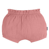 3-Pack Baby Girls Pink/Dot/Black Gauze Bubble Short-Gerber Childrenswear Wholesale