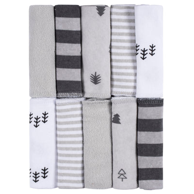 10-Pack Baby Boys Bear Washcloths-Gerber Childrenswear Wholesale
