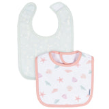 2-Pack Baby Girls She Sells Sea shells Dribbler Bib-Gerber Childrenswear Wholesale