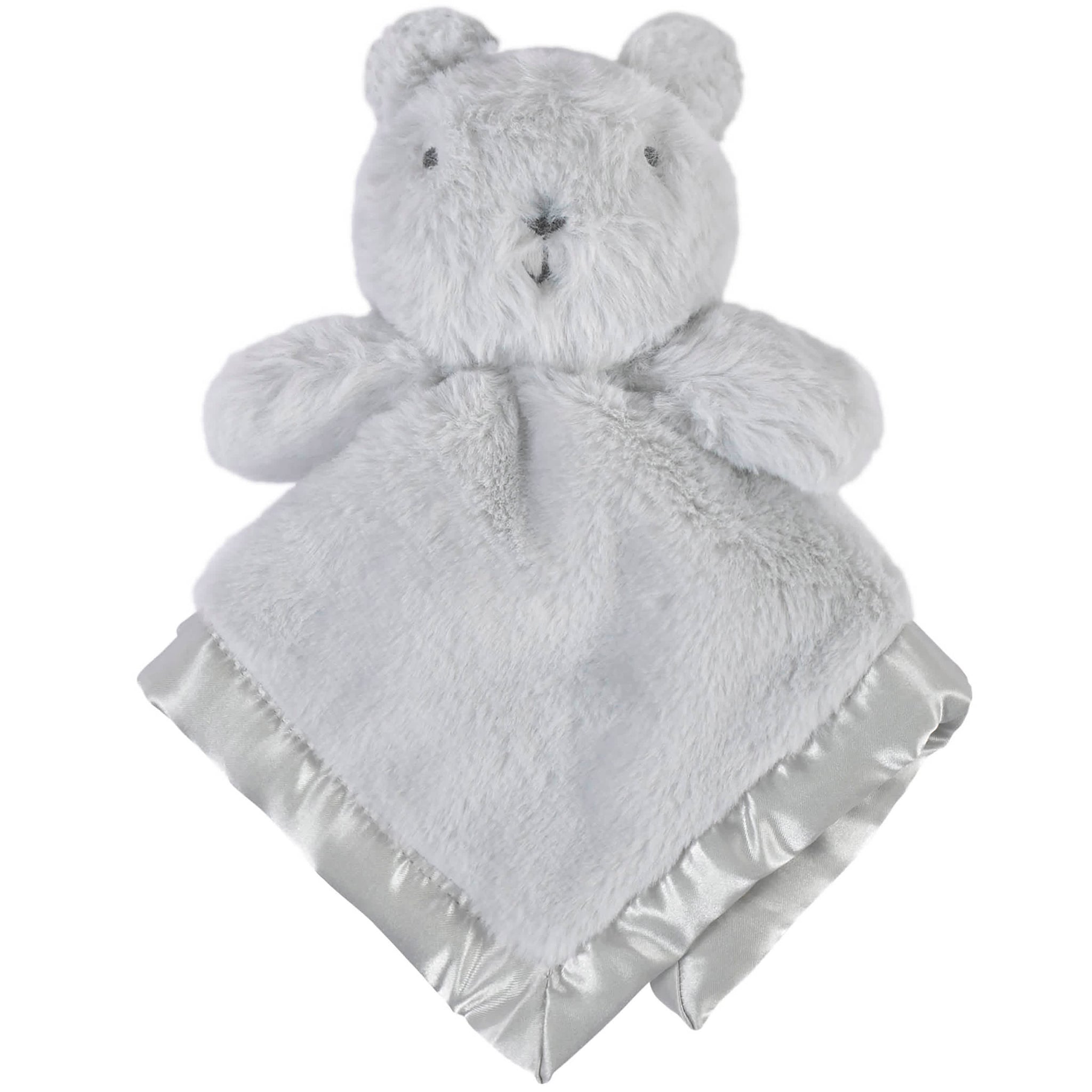 Baby Neutral Light Gray Security Blanket-Gerber Childrenswear Wholesale