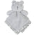 Baby Neutral Light Gray Security Blanket-Gerber Childrenswear Wholesale