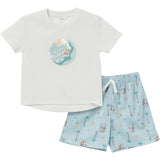 2-Piece Toddler Boys Sea Pajama Shorts Set-Gerber Childrenswear Wholesale