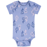 8-Pack Baby Girls Berry Happy Short Sleeve Onesies® Bodysuits-Gerber Childrenswear Wholesale
