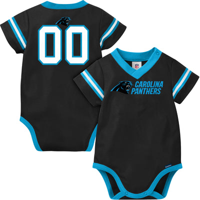 Baby Boys Panthers Short Sleeve Jersey Bodysuit-Gerber Childrenswear Wholesale