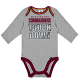 2-Pack Baby Boys Commanders Long Sleeve Bodysuits-Gerber Childrenswear Wholesale