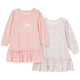 2-Pack Toddler Girls Bunny Long Sleeve Nightgowns-Gerber Childrenswear Wholesale