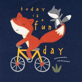 Baby Boys Fox Short Sleeve Onesies Bodysuit-Gerber Childrenswear Wholesale