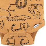 Baby Boys Safari Short Sleeve Onesies Bodysuit-Gerber Childrenswear Wholesale