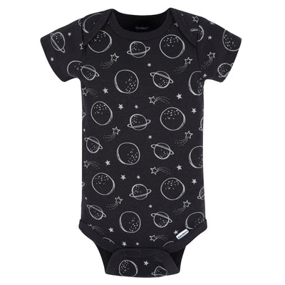 Baby Boys Space Short Sleeve Onesies Bodysuit-Gerber Childrenswear Wholesale