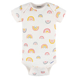 Baby Girls Rainbow Short Sleeve Onesies Bodysuit-Gerber Childrenswear Wholesale