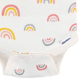 Baby Girls Rainbow Short Sleeve Onesies Bodysuit-Gerber Childrenswear Wholesale