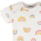 Baby Girls Rainbow Short Sleeve Onesies Bodysuit-Gerber Childrenswear Wholesale