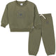 2-Piece Baby & Toddler Boys Olive Fleece Set-Gerber Childrenswear Wholesale