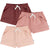 3-Pack Baby & Toddler Girls Dusty Pinks Knit Short-Gerber Childrenswear Wholesale
