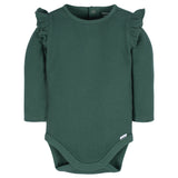 2-Pack Baby Girls Mushrooms Long Sleeve Onesies® Bodysuits-Gerber Childrenswear Wholesale