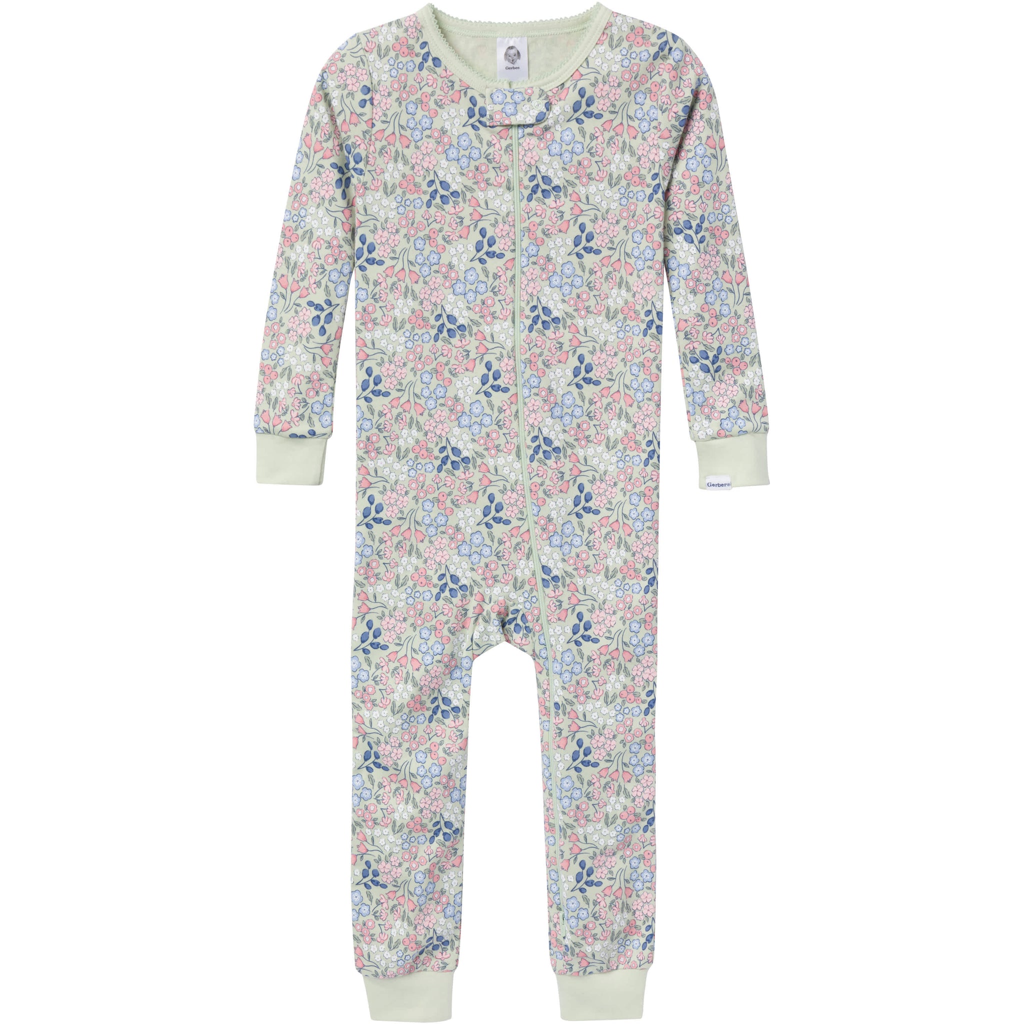 3-Pack Baby & Toddler Girls Ditsy Floral Snug-Fitting Footless Pajamas-Gerber Childrenswear Wholesale