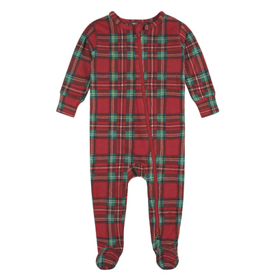 Baby & Toddler Neutral Stewart Plaid Pajamas-Gerber Childrenswear Wholesale