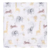 2-Pack Baby Neutral Animal Geo Muslin Blanket-Gerber Childrenswear Wholesale