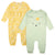 2-Pack Baby Girls Green Fox Rompers-Gerber Childrenswear Wholesale