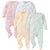 4-Pack Baby Girls Leopard Sleep 'N Plays-Gerber Childrenswear Wholesale