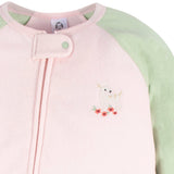 2-Pack Baby & Toddler Girls Deer Blanket Sleepers-Gerber Childrenswear Wholesale