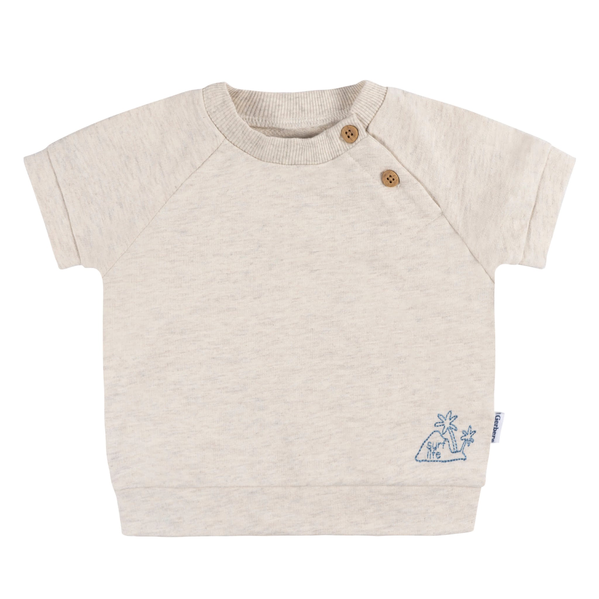 2-Piece Baby Boys Surf T-Shirt and Shorts-Gerber Childrenswear Wholesale