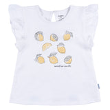 3-Piece Infant & Toddler Girls Yellow Lemons Shirt and Shorts Set-Gerber Childrenswear Wholesale