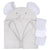 4-Piece Baby Neutral Grey Elephant Towel & Washcloths-Gerber Childrenswear Wholesale