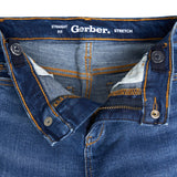 Infant and Toddler Neutral Blue Straight Fit Jeans-Gerber Childrenswear Wholesale