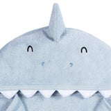 4-Piece Baby Boys Blue Shark Towel & Washcloths-Gerber Childrenswear Wholesale