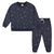 2-Piece Infant and Toddler Boys Navy Space Sweatshirt & Pant Set-Gerber Childrenswear Wholesale