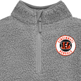 Infant & Toddler Boys Bengals 1/4 Zip Sherpa Top-Gerber Childrenswear Wholesale