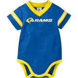 Baby Boys Rams Short Sleeve Jersey Bodysuit-Gerber Childrenswear Wholesale